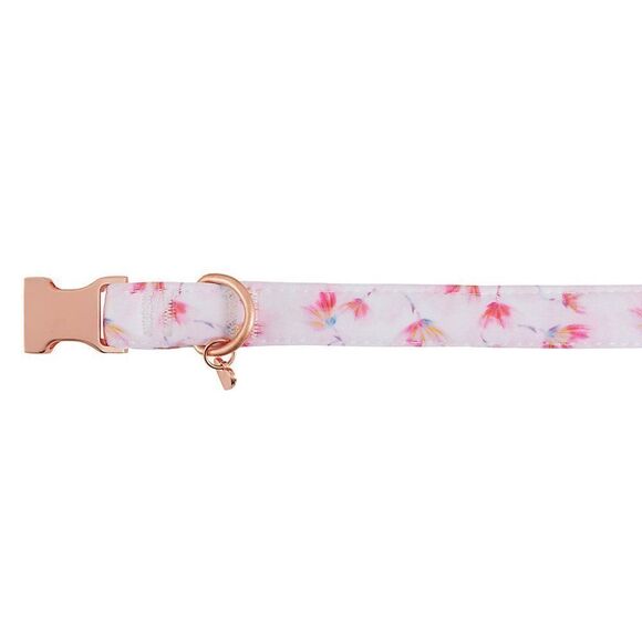 Top Paw XL Comfort Neoprene Dog Collar Pale Pink Floral Print Extra Large (XL) - Picture 3 of 6